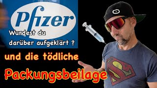 PFIZER  Der Tod in der Packungsbeilage ☠️ Wurdest du darüber aufgeklärt 💁🏻‍♂️ [upl. by Harlamert632]