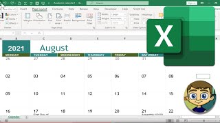 Creating a Calendar in Excel [upl. by Nedroj]