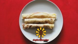 Cómo preparar Crêpes o Panqueques facilmente [upl. by Ronoel]