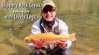 WBD  Slippery Rock Creek Opening Day with Lively Legz [upl. by Pandora]