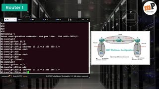 Basic OSPF MultiArea configuration 2018 using GNS3 [upl. by Enylrac]