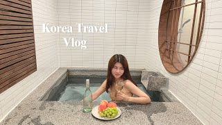 Korea Travel Vlog｜韓國公州旅遊下｜日系溫泉風格住宿｜一日美食之旅 [upl. by Shanney]