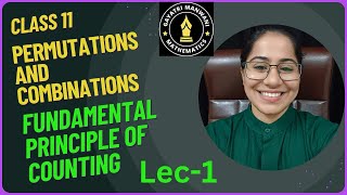 Permutations And Combinations Class 11 Fundamental Principle Of Counting Chapter 6 NCERTCBSE [upl. by Nodnyl]