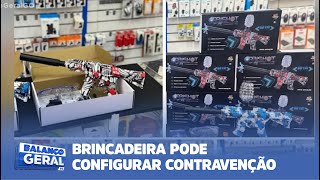 GUERRA DE ARMAS DE GEL BRINCADEIRA PODE CONFIGURAR CONTRAVENÇÃO [upl. by Lenz]