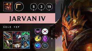 Jarvan IV Top vs Kennen Killing spree  KR Master Patch 1420 [upl. by Parhe]