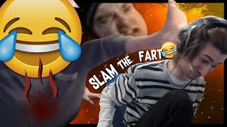 xQc Slamming The fart 😂  Compilation [upl. by Ettenan]