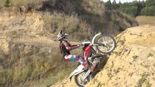 First Backflip Husqvarna WR 144 [upl. by Uhej]