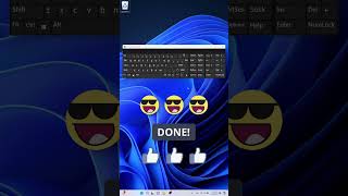 OnScreen Keyboard Shortcut  Windows 11  Windows 10 osk shorts windows11 [upl. by Roye698]