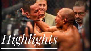 Max Holloway VS Jose Aldo 2Highlights [upl. by Eilema858]