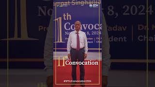 11th Convocation  Prof Dr Sadananda Prusty’s Inspiring Message for SPSU Graduates [upl. by Barger]