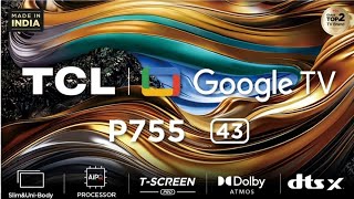 TCL 43P755 4K UHD LED TV REVIEW tclindia [upl. by Aliled]