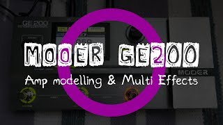 Mooer GE200  Гитарный Процессор [upl. by Almita]