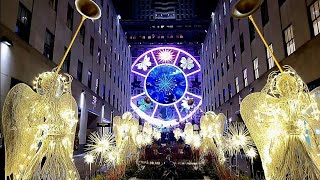 Christmas 2023 New York walking tour 🎉 Bloomingdales to Rockefeller Center [upl. by Llener]