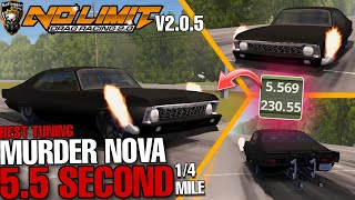 Murder Nova Fastest Tuning 55 Second 14 Mile Full system No limit 2 V205 [upl. by Aksel236]