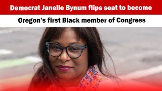 Democrat Janelle Bynum flips seat to become Oregon’s first Black member of Congress [upl. by Jecho]