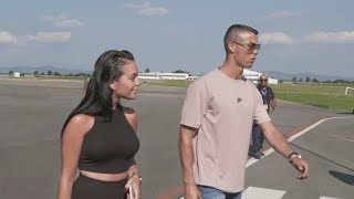 Ronaldo First Day at Juventus [upl. by Ahaelam168]