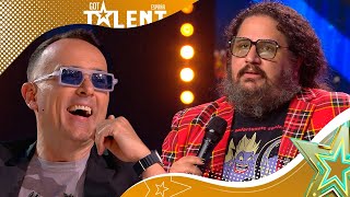 PASE DE ORO al humor que ha hecho REÍR a Risto Mejide  Audiciones 1  Got Talent España 2023 [upl. by Martella999]