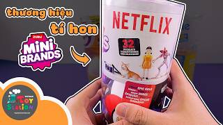 Những món đồ tí hon phiên bản NETFLIX Mini Brands ToyStation 911 [upl. by Harl]