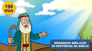 MARATONA DE DESENHOS BÍBLICOS 50 HISTÓRIAS DA BÍBLIA 3 HORAS DE DESENHOS ANIMADOS [upl. by Esor543]