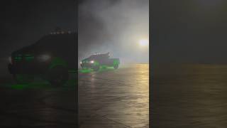 Cummins hits nasty roll back  shortsvideo burnout rollback slide 2500 diesel smoke [upl. by Oys]