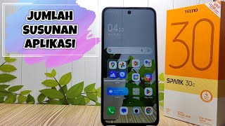 Cara Mengubah Jumlah Susunan Aplikasi Di HP Tecno Spark 30C [upl. by Josee]