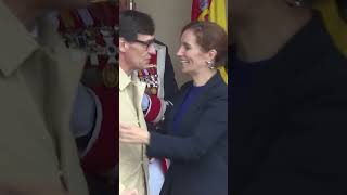 Illa primer presidente de la Generalitat en acudir al desfile de la Hispanidad en 14 años shorts [upl. by Ayomat]