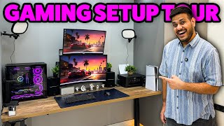 My 2025 Gaming amp Editing Desk Setup Tour 😍 [upl. by Lorrimor]