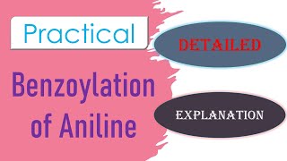Benzoylation of Aniline  Dr Bharat Baria [upl. by Tem794]
