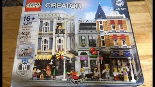 LEGO Creator Expert ASSEMBLY Square 10255 Unboxing [upl. by Catharine420]