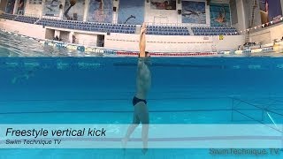 Freestyle Swimming Drill  Vertical kick [upl. by Rossen]