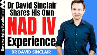 Dr David Sinclair Shares His Own NAD IV Therapy Experience  Dr David Sinclair Interview Clips [upl. by Weinberg515]