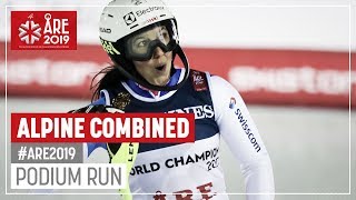 Wendy Holdener  Gold Medal  Ladies AC  Are  FIS World Alpine Ski Championships [upl. by Fital]