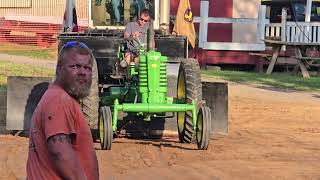 Portersville PA August 2024 Thursday Antique Tractor Pull [upl. by Ennovaj]