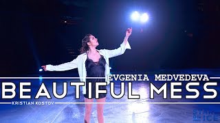 Evgenia Medvedevas quotBeautiful Messquot sung by Kristian Kostov in 4K  Stars On Ice 2019 [upl. by Garrick]