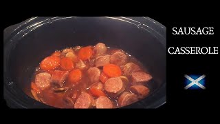 Easy Slow Cooker Sausage Casserole Recipe amp Cook With Me [upl. by Gladis]