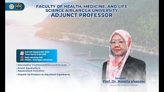 Adjunct Profesor Faculty Of Halth Medicine And Life Science Airlangga University [upl. by Drud]