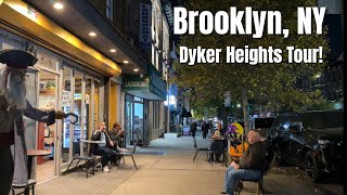 Brooklyn NY walk Dyker Heights [upl. by Nosittam585]