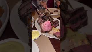 300 Monster Steak in Fancy Los Angeles Italian Steakhouse 💰🥩 [upl. by Forsta]