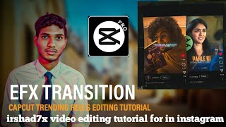 Instagram trending EFX reels Transition in Mobile  Capcut video editing  Full Tutorial [upl. by Crist]