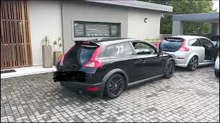 Black Volvo C30 T5 PreFacelift Cold Start c30 volvo car [upl. by Chucho864]