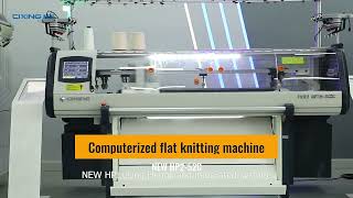 CIXING NEW HP FLAT KNITTING MACHINE [upl. by Martz]