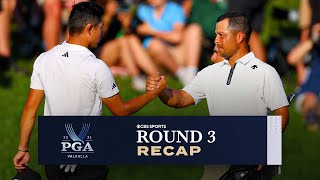 2024 PGA Championship ROUND 3 RECAP Morikawa Schauffele COLEAD heading into Sunday I CBS Sports [upl. by Aihsemat]