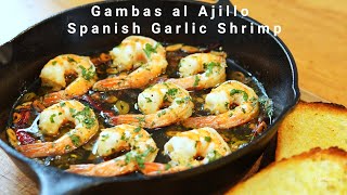 Gambas al Ajillo Spanish Garlic Shrimp Recipe [upl. by Sheng]