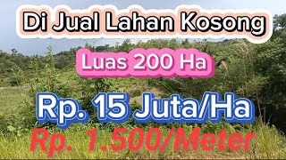 BURUAN‼️DIJUAL LAHAN KOSONG EX KEBUN KARET TUA LUAS 200 Ha Rp 15 JUTAHa INVESTASI SEUMUR HIDUP [upl. by Asillem]