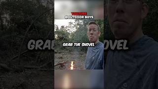 Luke’s Night Routine In The Woods  ​⁠OutdoorBoys Shorts survival [upl. by Crane]