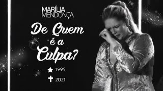 Marília Mendonça Se Emociona Ao Cantar quotDe Quem É A Culpaquot [upl. by Lemmuela518]