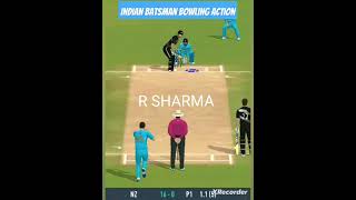 Indian batsman bowling action 🤯😡 real cricket 24 bowling trick shorts ytshorts [upl. by Lajes579]