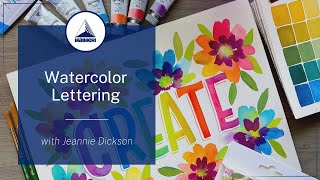 Watercolor Lettering with Jeannie Dickson [upl. by Service398]