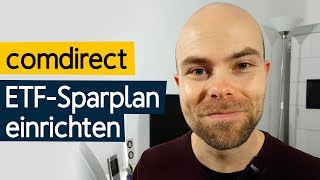 ETFSparplan bei comdirect einrichten [upl. by Eedrahs524]