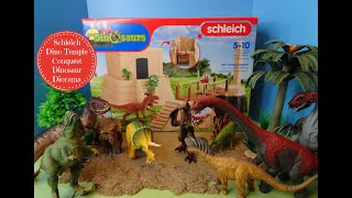 New Schleich Dinosaurs Dino Temple Conquest Playset amp Dinosaur Diorama [upl. by Ertemed530]